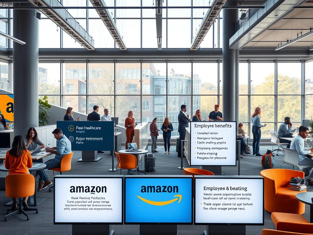 Beneficios laborales en Amazon